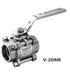 V-205B三片式焊接球阀