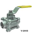 V-205S三片式球阀