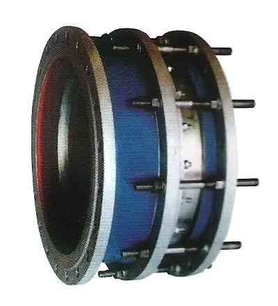 两端法兰压盘式限位伸缩接头