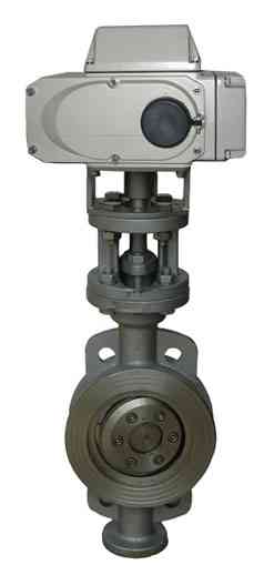 DHB系列电动硬密封调节蝶阀