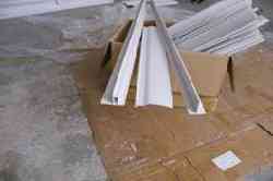 供应负压风机塑料百叶窗型材