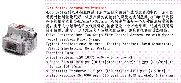 G761系列伺服阀